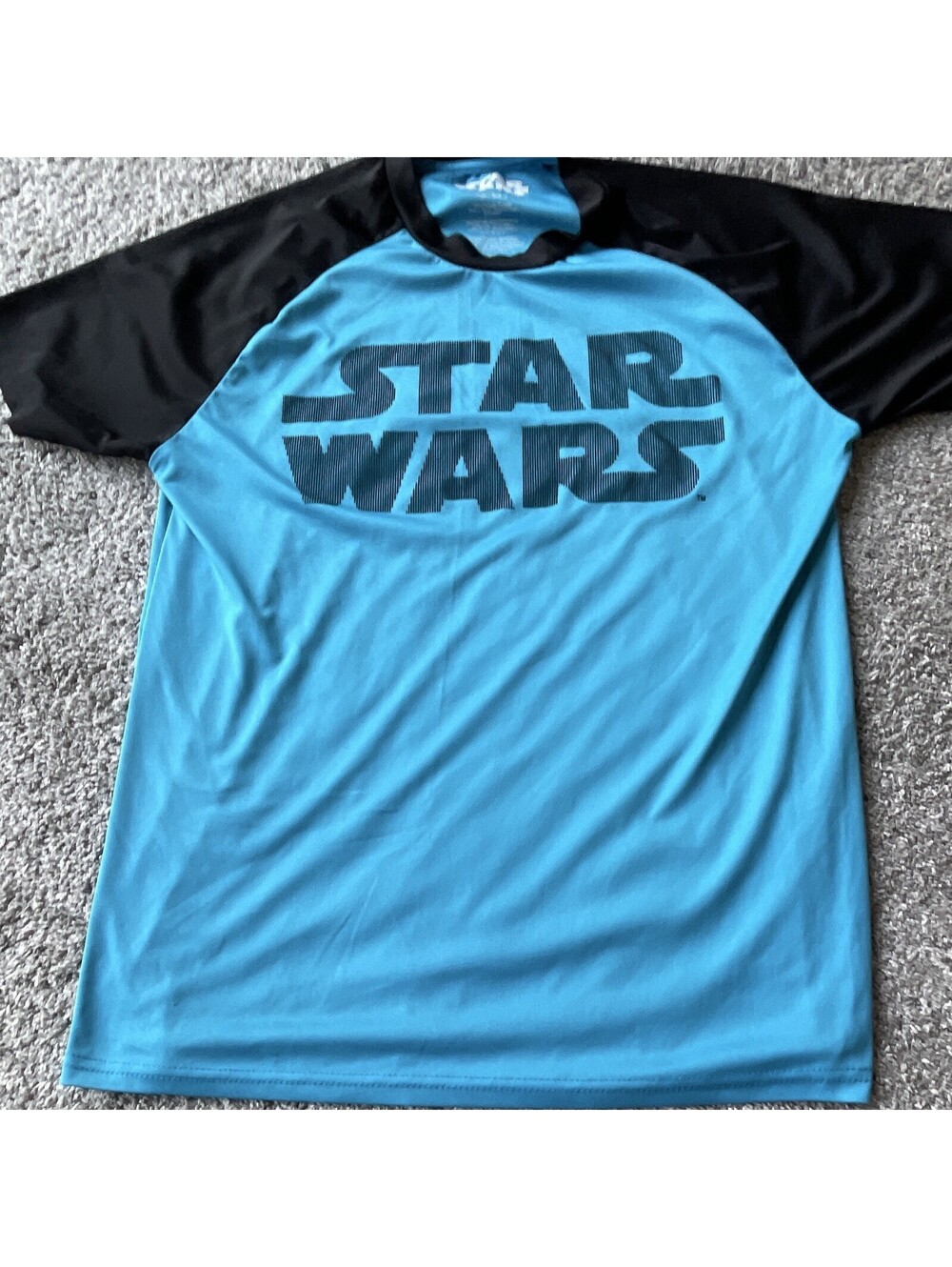 Star Wars Raglan T-Shirt Blue/Black Size 2XL Star Wars Franchise